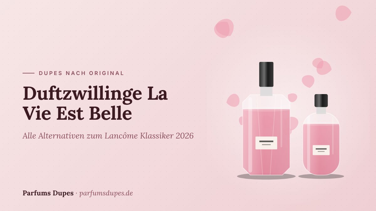 Titelbild: Duftzwillinge La Vie Est Belle – alle Alternativen zum Lancôme Klassiker 2026