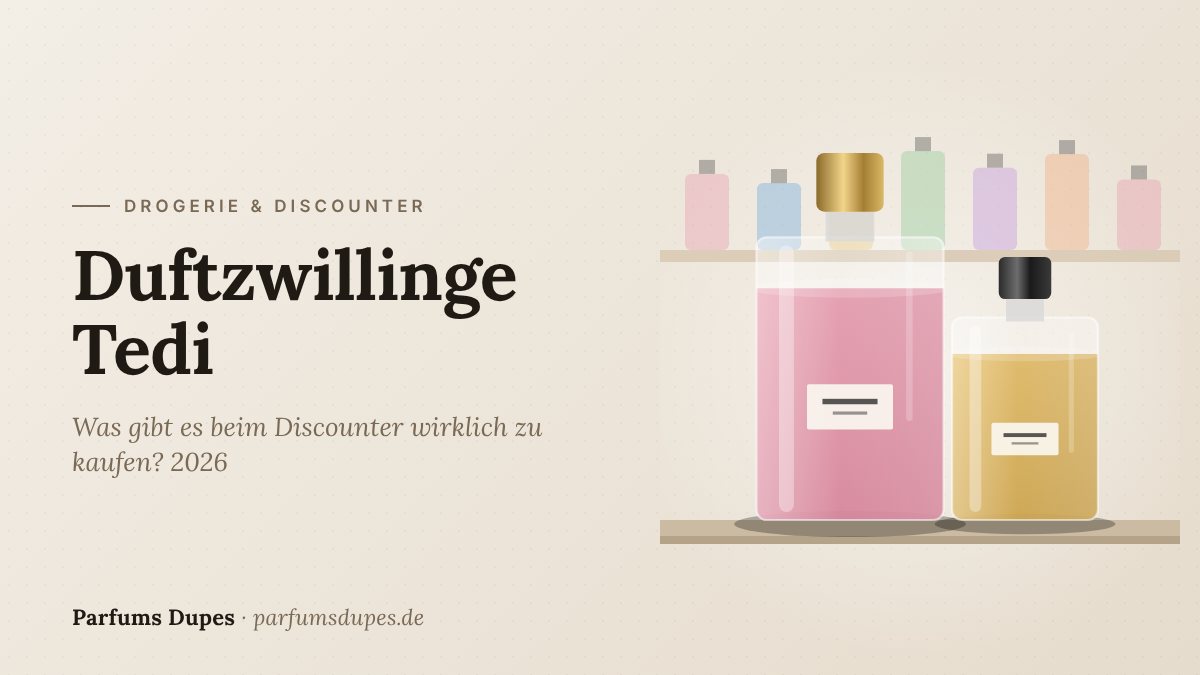 Titelbild: Duftzwillinge Tedi – was gibt es beim Discounter wirklich zu kaufen? 2026